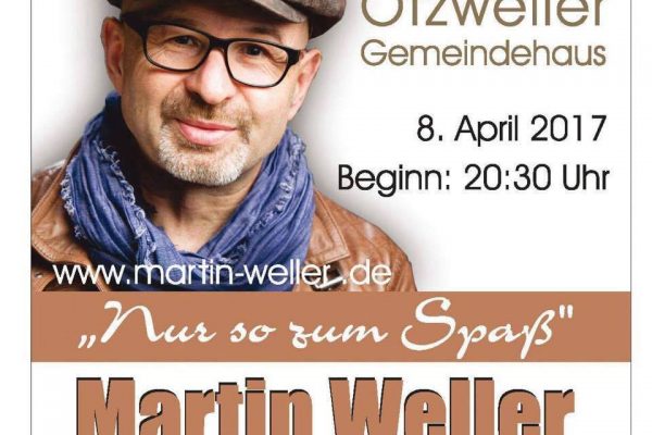 Martin Weller Plakat Otzweiler