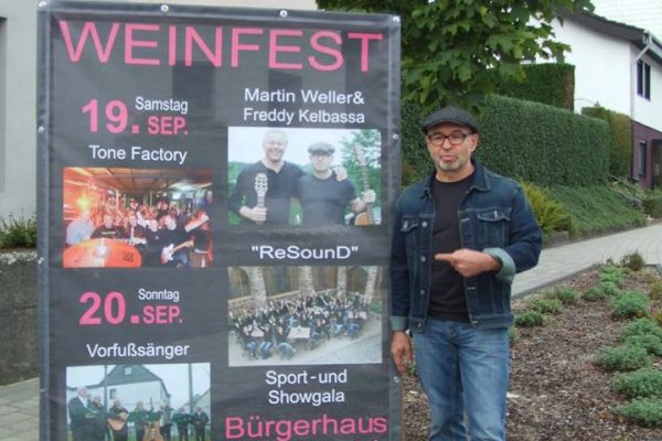 Martin Weller Weinfest Vollmersbach, Sept 2017